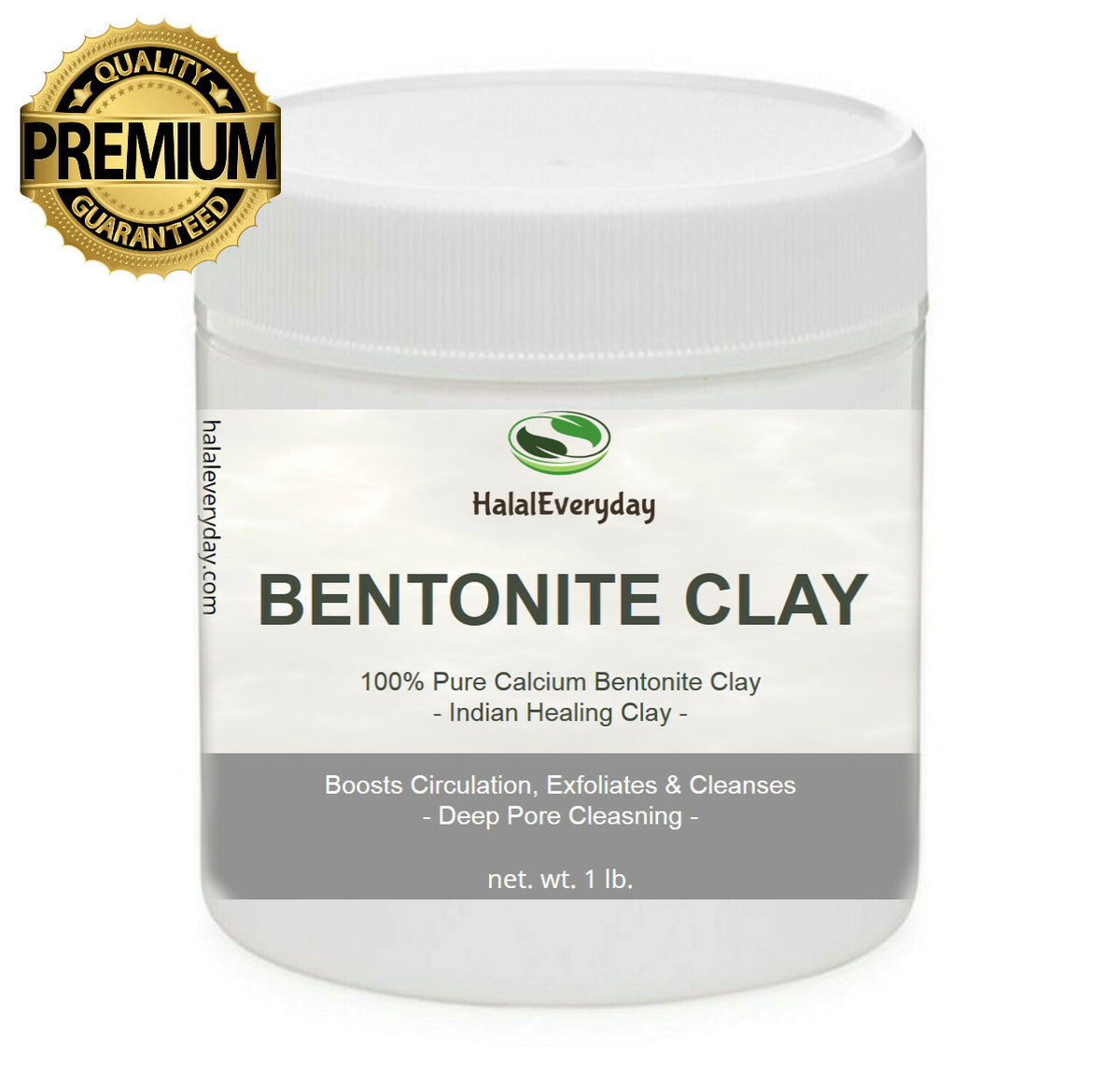 Bentonite Clay Powder - 1 LB Pure Natural Face Mask