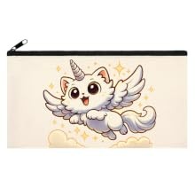 6-Pack Small Canvas Zipper Pouches - 8 x 4.2 Inch Travel & Craft Organizer
