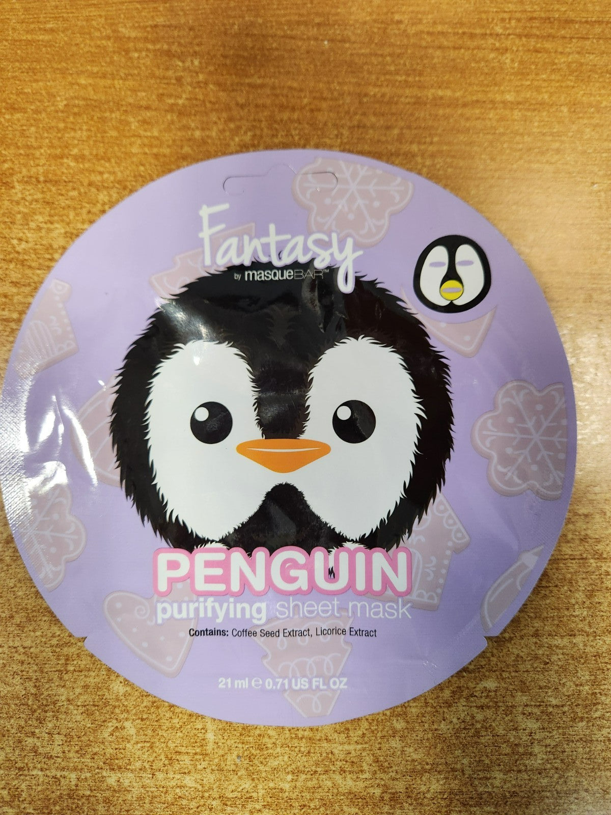 6 Pack Fantasy Reindeer & Penguin Facial Sheet Masks with Natural Extracts