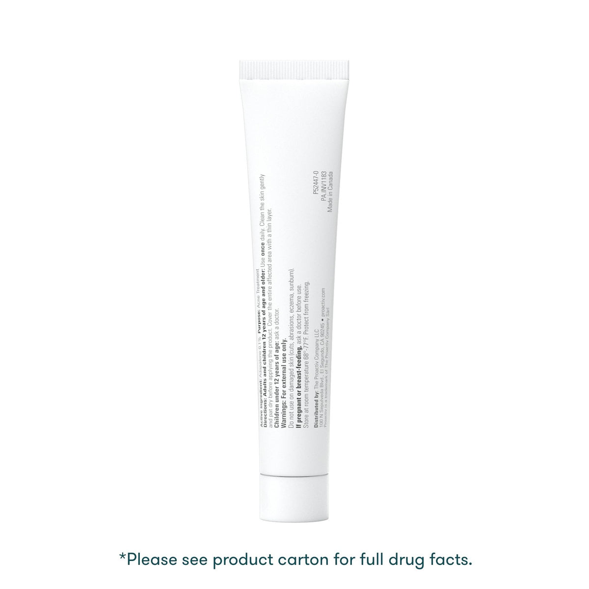Acne Treatment Gel with Adapalene 0.1% for Face & Body, Paraben-Free, Prescription Strength
