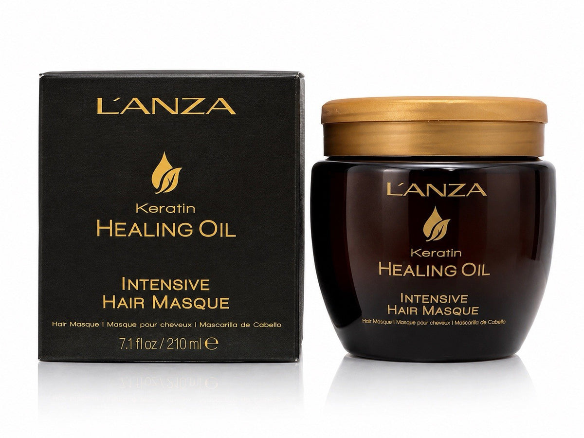 L’ANZA Keratin Healing Oil Intensive Hair Mask 7.1 fl oz - Deep Conditioning for Damaged Hair