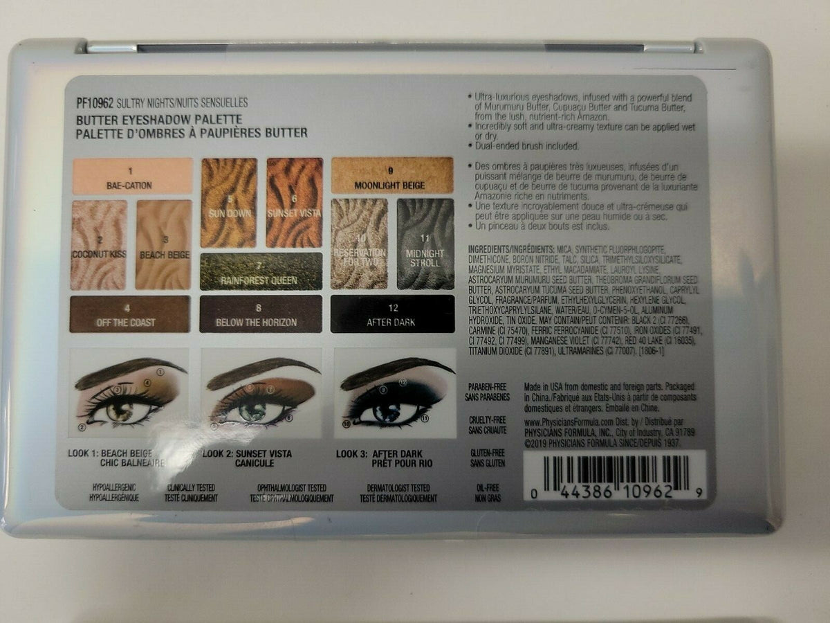 Physicians Formula Butter Eyeshadow Palette Multiple Shades 0.55oz