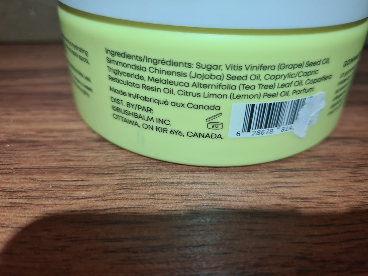 BushBalm Bush Balm Dark Spot Exfoliating Scrub Pina Colada 8 oz