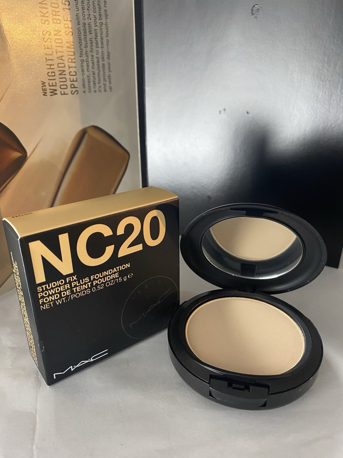 MAC Studio Fix Powder Plus Foundation NC20 0.52 OZ Face Makeup