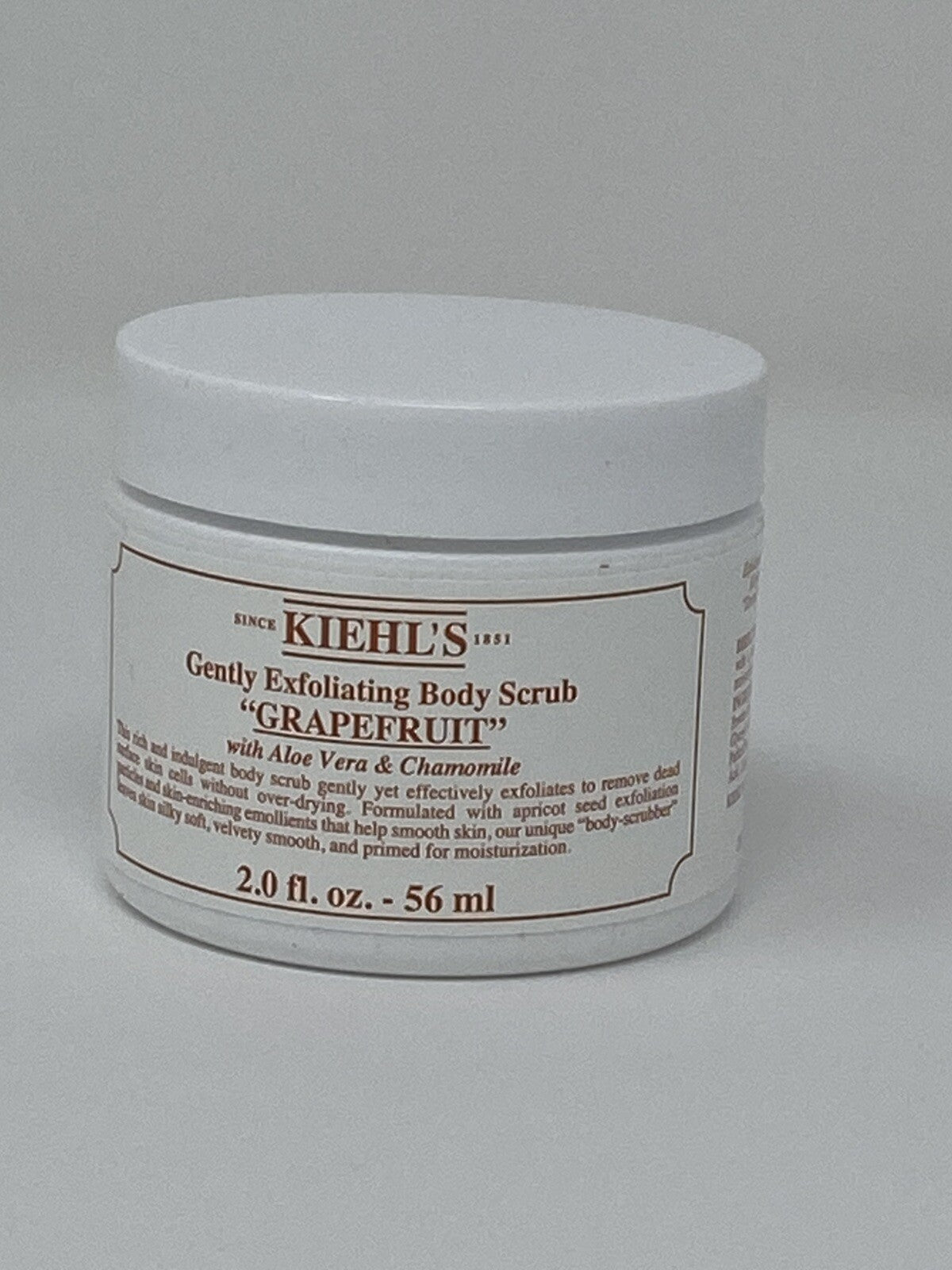 KIEHL'S Gently Exfoliating Body Scrub ~ GRAPEFRUIT 2oz/56ml - Free