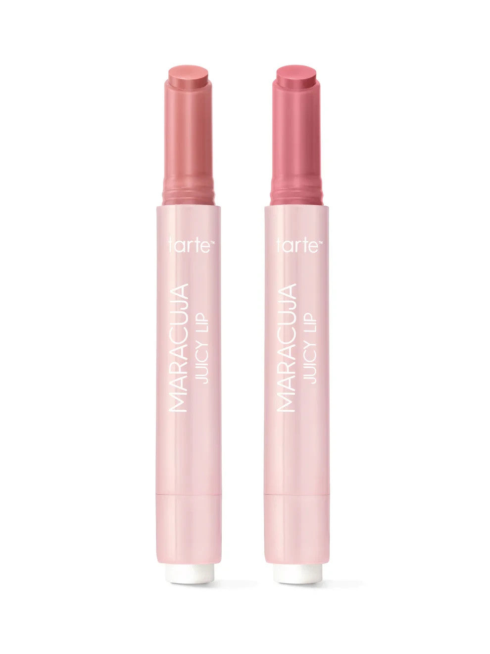 Lip Balm Duo - Hydrating Rose & Hibiscus Juicy Lip Treatments for Moisture