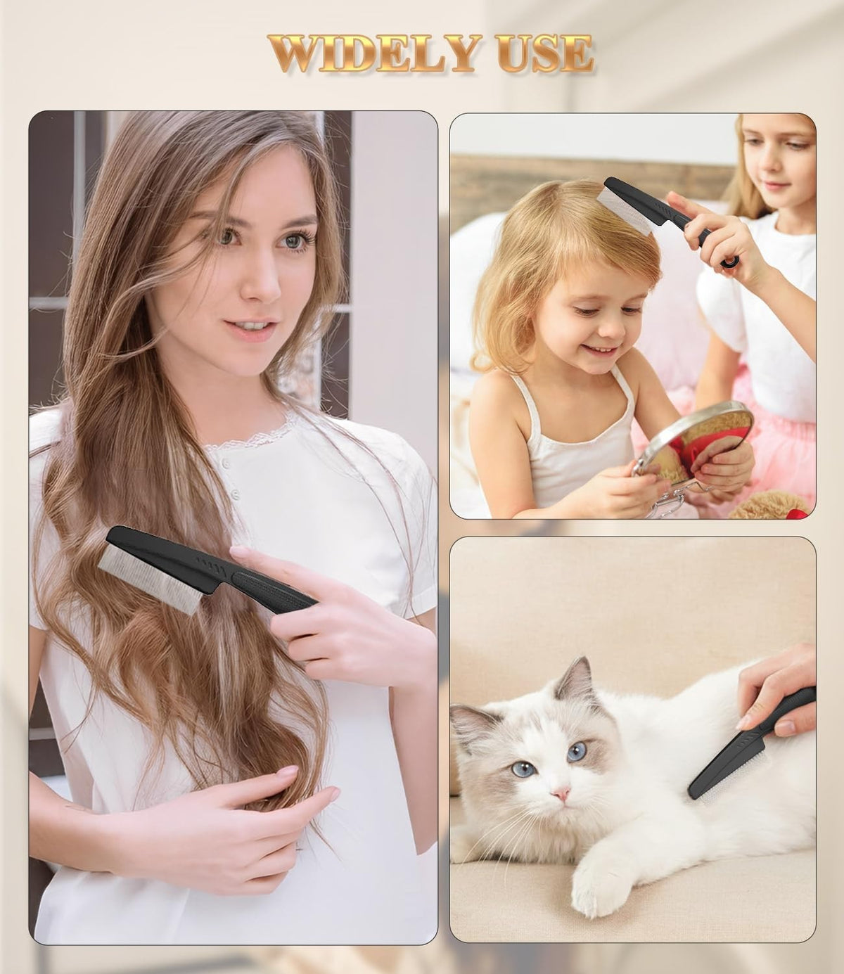 Travel-Size Scalp Detox Comb Set for Dandruff & Hair Care