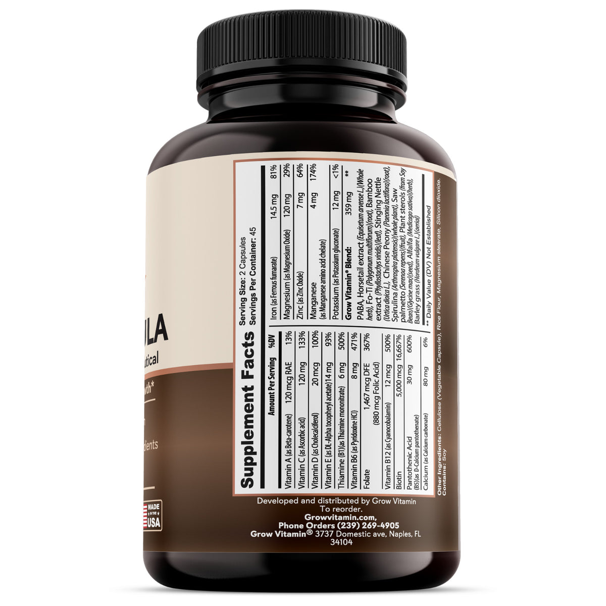 Hair Growth Supplements for Men - Thicker, Healthier Hair