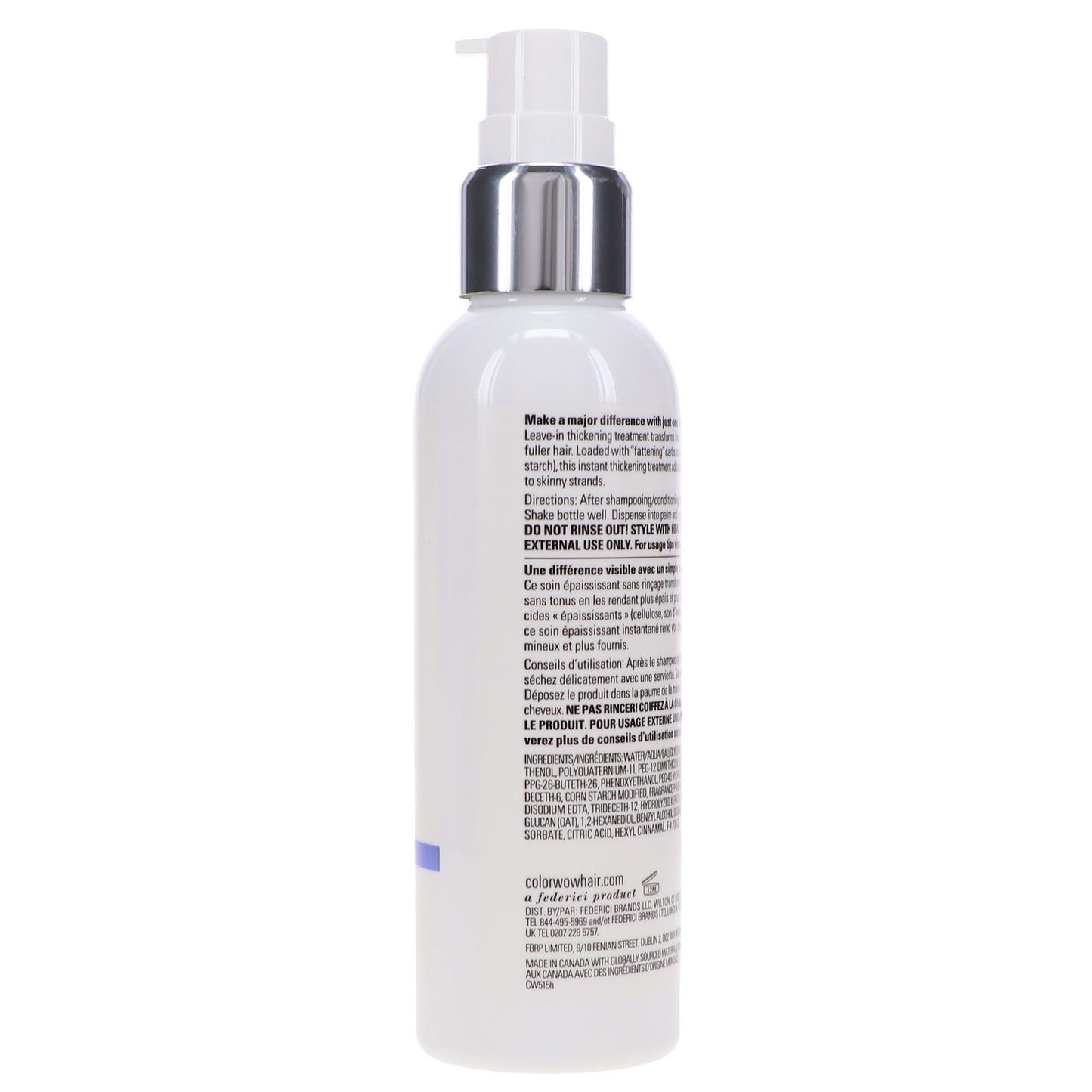 Carb-Infused Hair Volumizer Leave-In Treatment - 6.7 oz for Fine Hair
