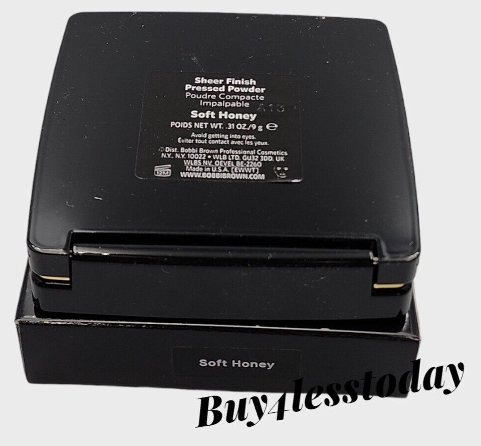 Bobbi Brown Sheer Finish Pressed Powder Soft Honey 0.31 oz Face Makeup