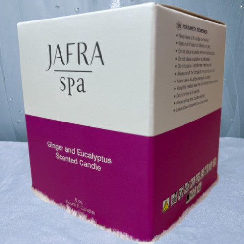 JAFRA Spa Ginger & Eucalyptus Scented Candle 5 oz – New Sealed