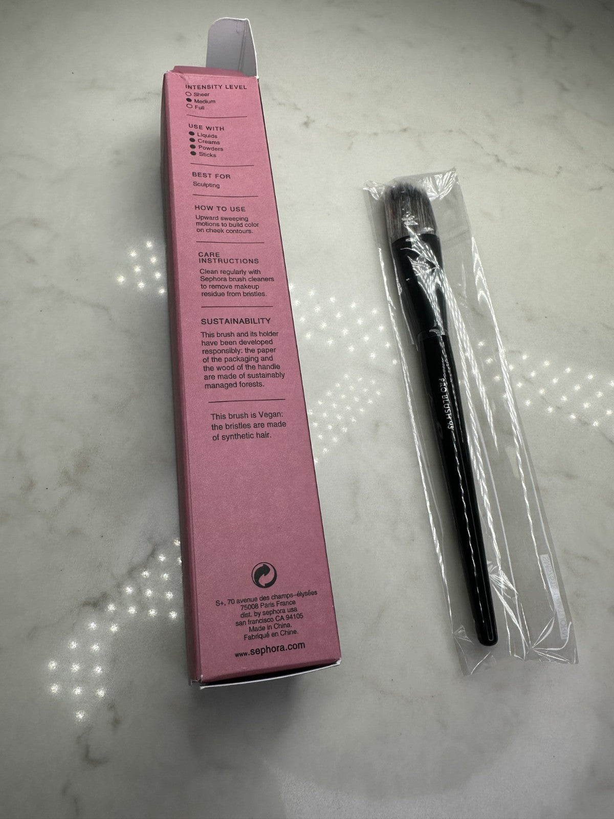 Sephora Pro Blush Brush #93 - Professional Makeup Brush for Blush & Face