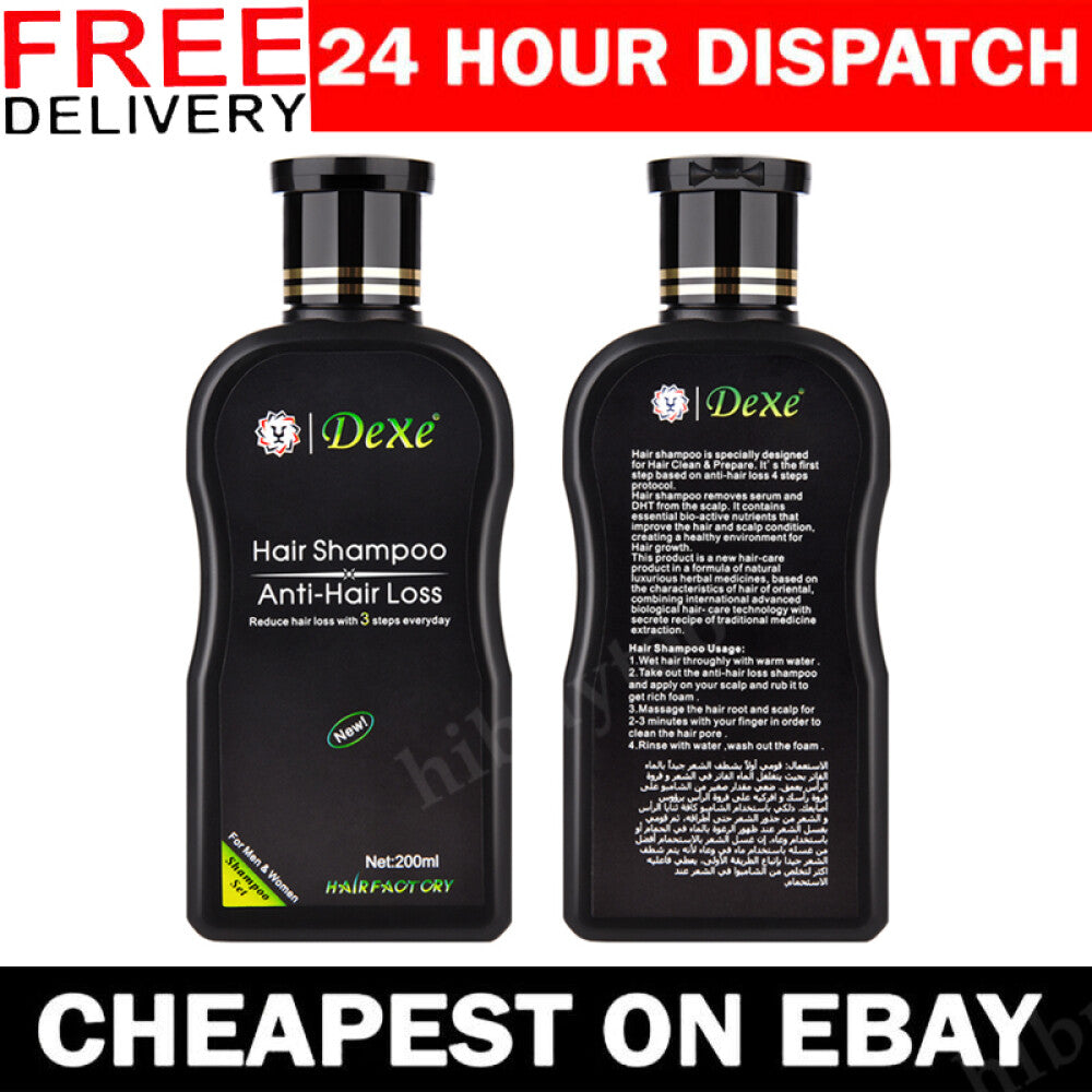 DEXE Natural Anti-Hair Loss Shampoo Chinese Herbal Hair Regrowth For