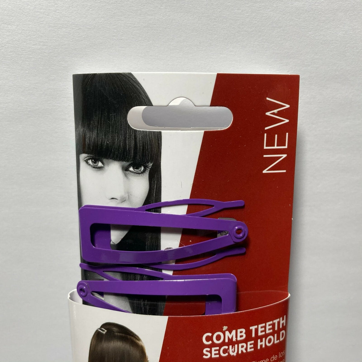 4) Vidal Sassoon Comb Teeth Secure Hold Sure Grip Clix Hair Clips