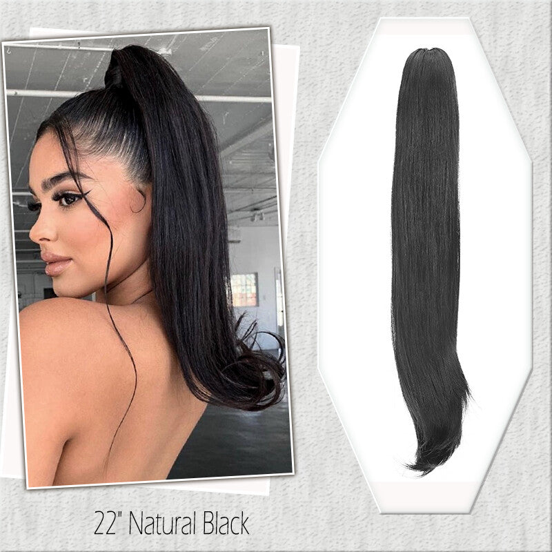 Fake Ponytail Clip-In Hair Extension Thick Natural Look 14 Inches