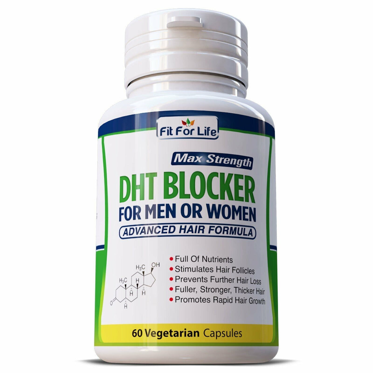 Hair Loss Treatment DHT Blocker Supplement - 60 Capsules