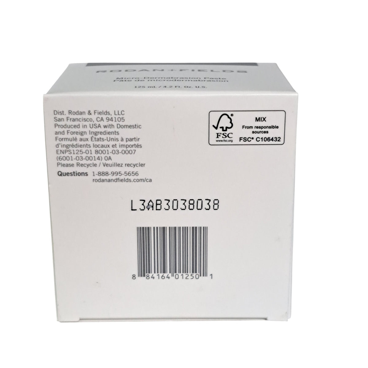 Rodan + Fields Micro-Dermabrasion Paste 125ml Exfoliating Skincare Treatment