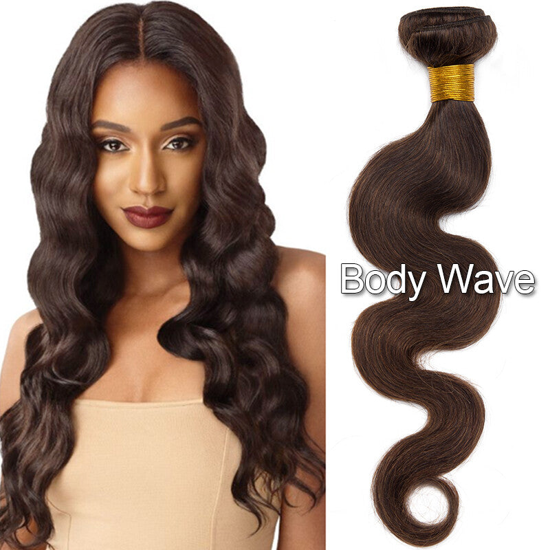 Virgin Human Hair Extensions Bundles - Straight Wavy Weave & Weft Options