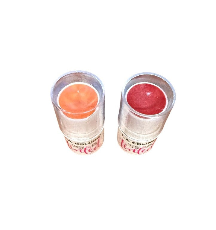 Lip & Cheek Tinted Stain Stick Duo - 2 Pack in Foxy & Spice Shades