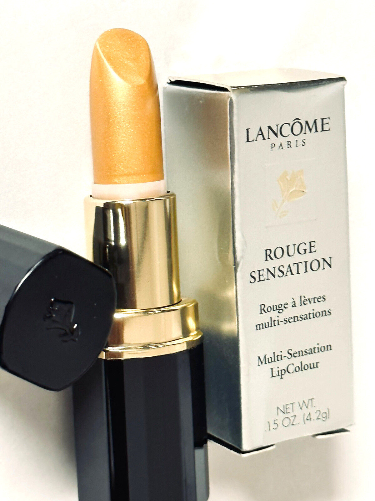 Lancome Rouge Sensation Lipstick Miel - Golden Lip Color, 0.15oz/4.2g