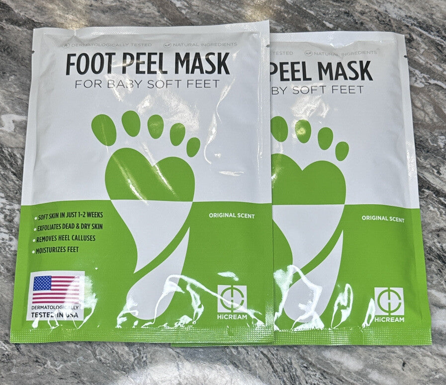 Exfoliating Foot Peel Mask – 2 Pack