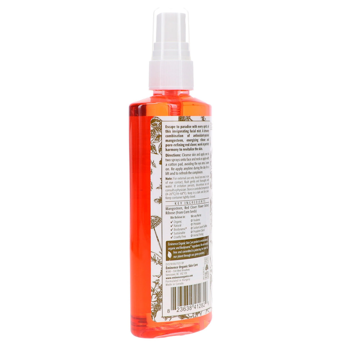 Mangosteen Revitalizing Facial Mist - Organic Skin Care, 4.2 oz