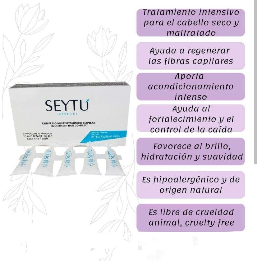 Hair Vitamin Ampoule Treatment for Dry & Damaged Hair - Frizz Control, 10ml