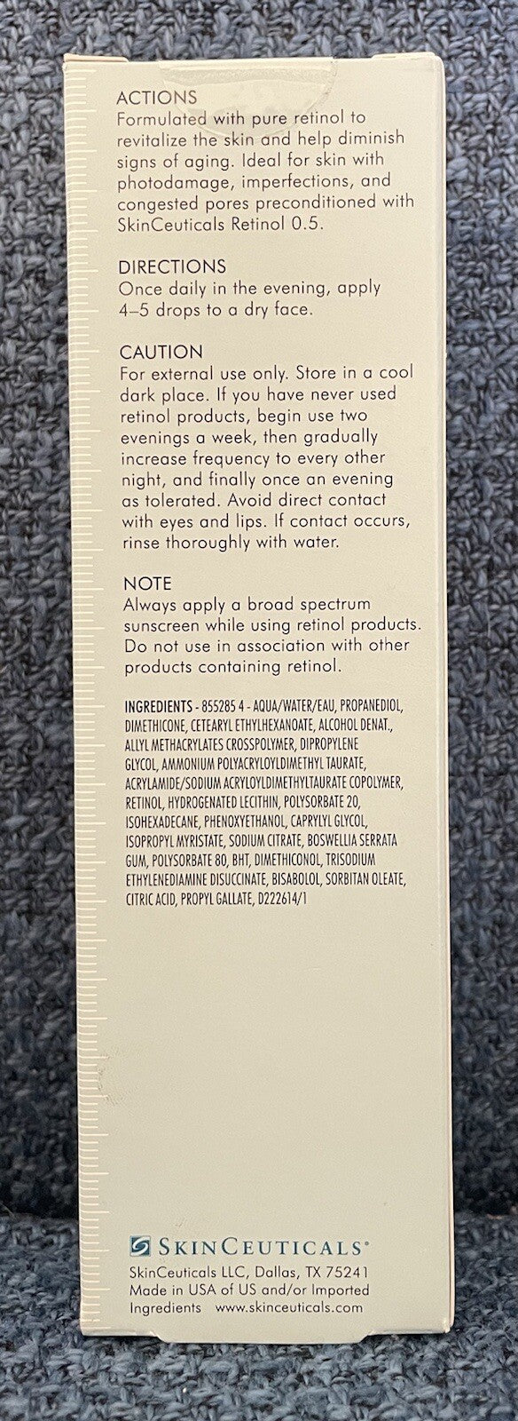 Retinol Night Cream 1% - Refining Anti-Aging Skincare, 1oz