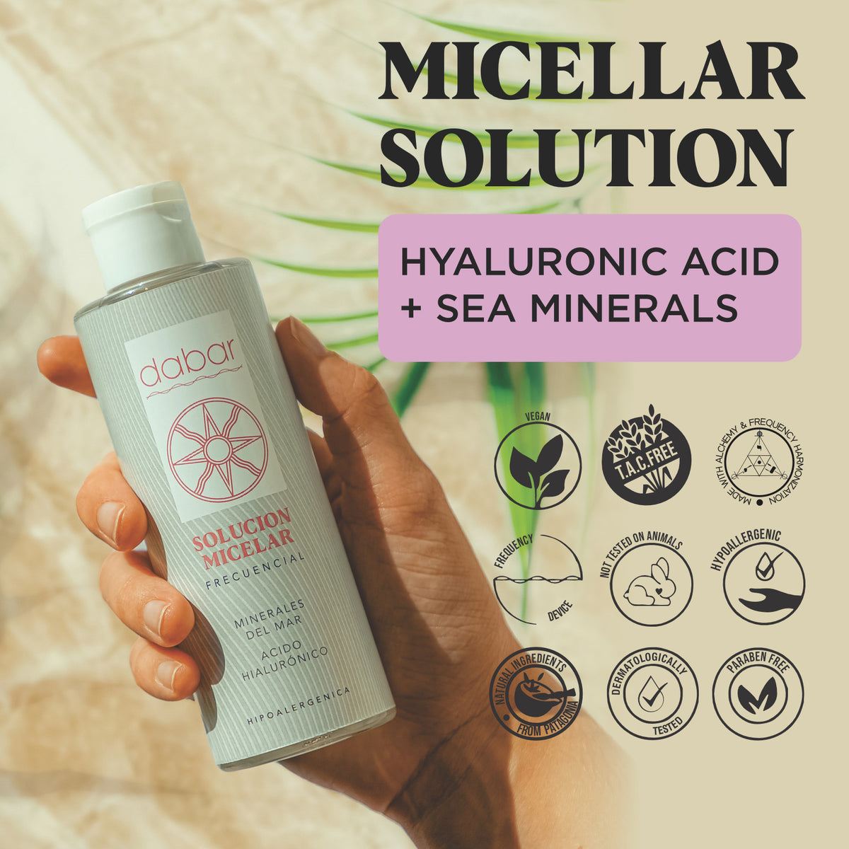 Frequency Micellar Solution with Sea Mineral & Vegetable Hyaluronic Acid - Ormus