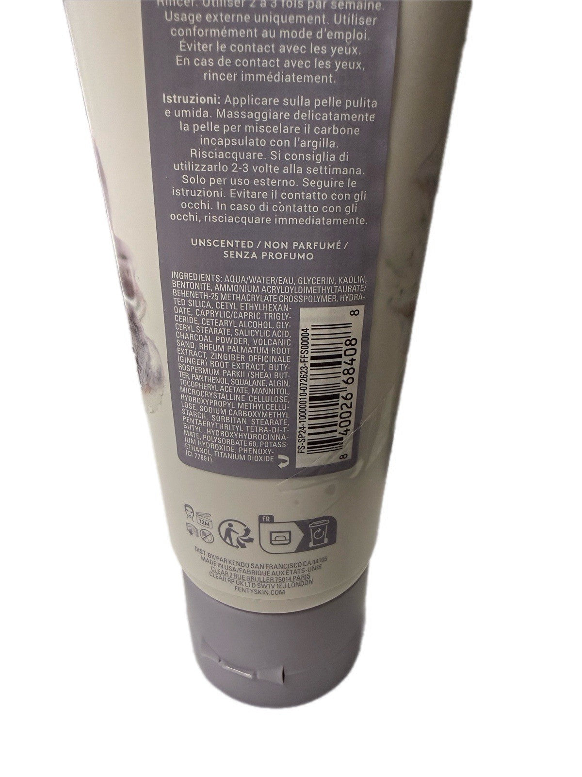 Fenty Skin Cookies N Clean whipped +Blackhead Face Scrub 3.52 oz,
