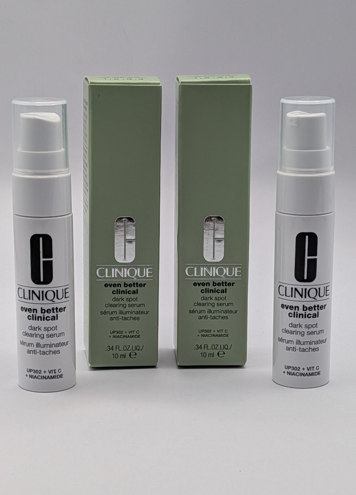 Clinique Dark Spot Correcting Serum - Brightening Face Treatment 0.34 Oz 10ml Each