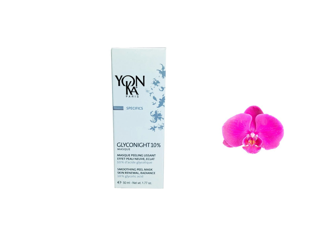 Yonka Glyconight 10% Glycolic Acid Overnight Face Mask 50ml - Skin Renewal & Anti-Aging