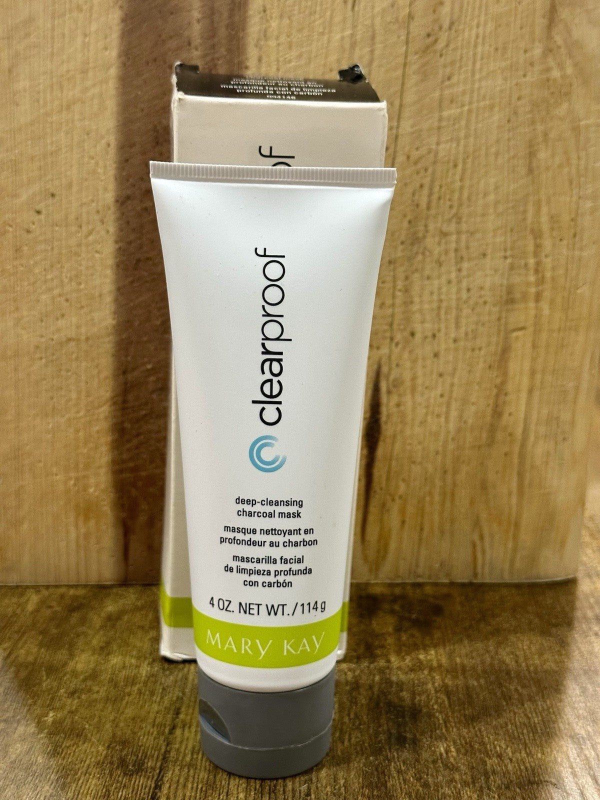Deep Cleansing Charcoal Face Mask - Full Size 4 Oz for Skin Detox