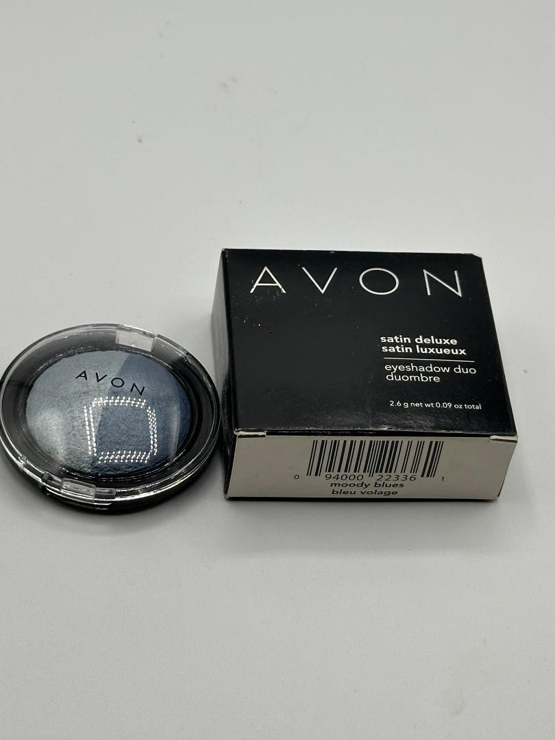 Eyeshadow Duo - Satin Finish Moody Blues with 2 Shades