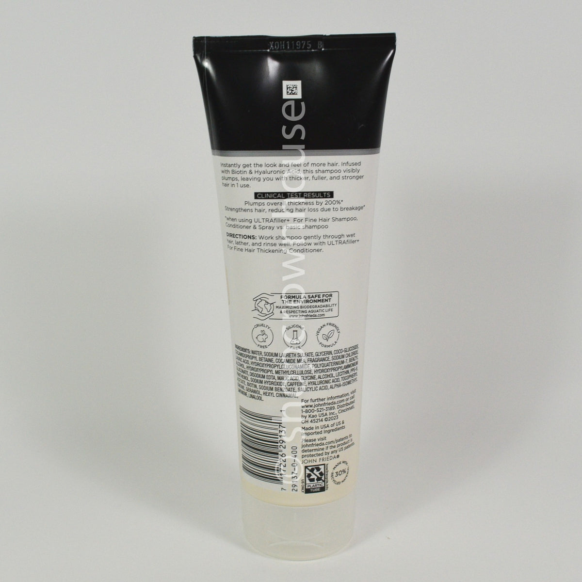 John Frieda Ultra Filler Thickening Shampoo for Fine Hair with Biotin 8.3 fl oz - Set of 2