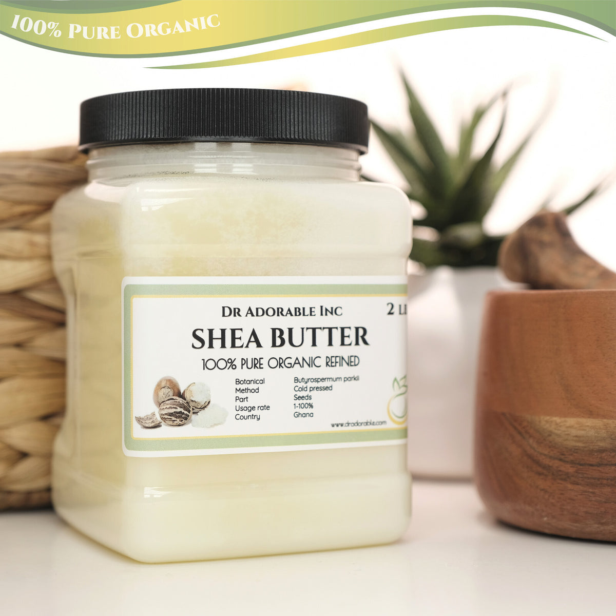 Organic Shea Butter - Pure Refined Natural Moisturizer