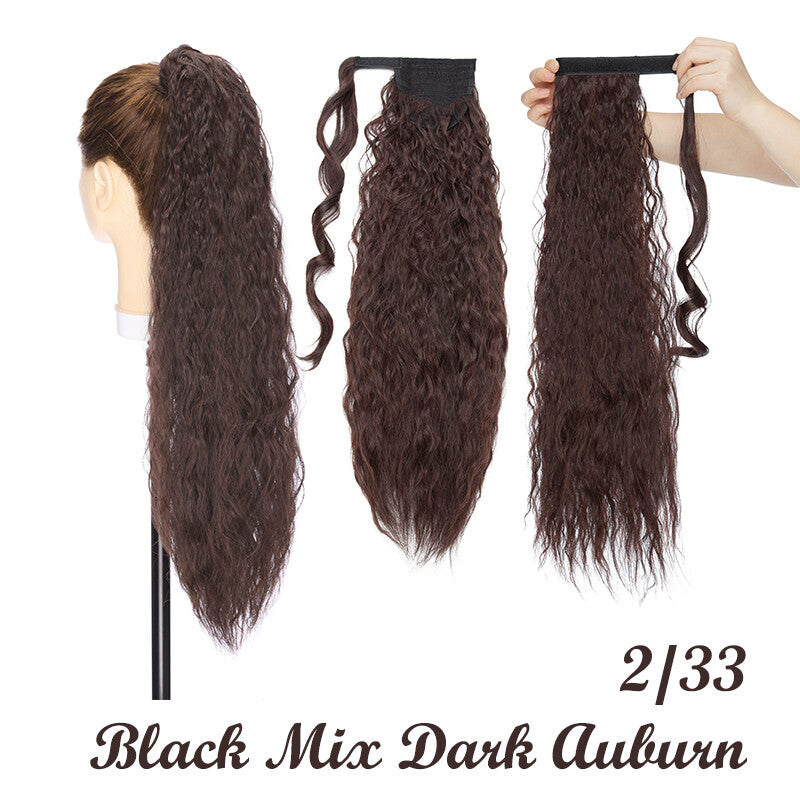 Ponytail Wrap Around Hair Extensions - Clip-In & Thick Styling
