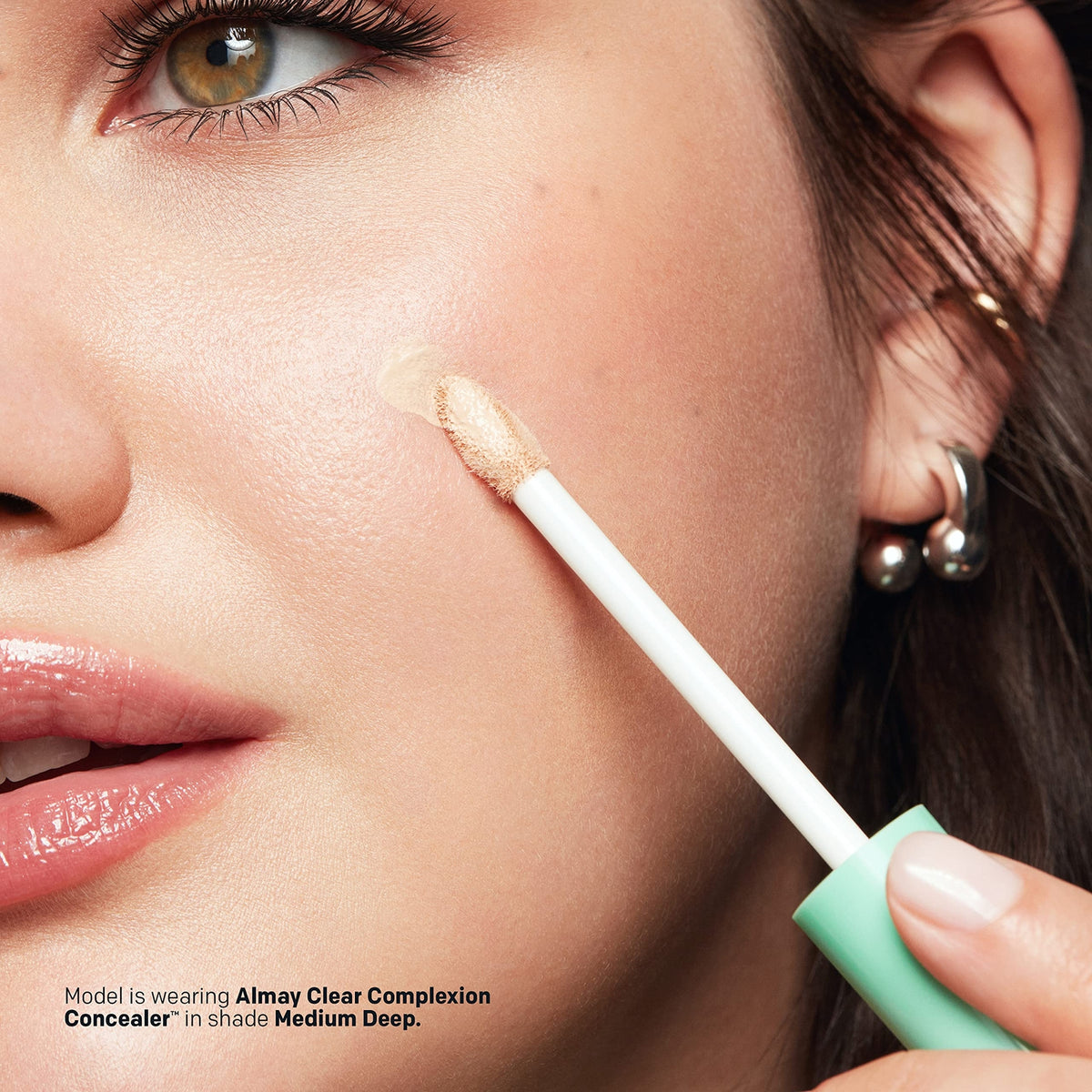 Acne Concealer with Salicylic Acid - Full Coverage Blemish Treatment, Dark