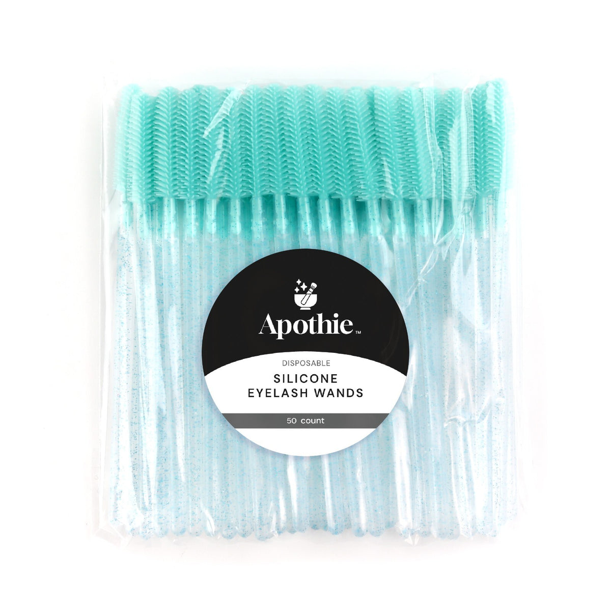 Disposable Silicone Mascara Wands - Hygienic Eyelash & Eyebrow Applicators, 50 or 100 Pieces