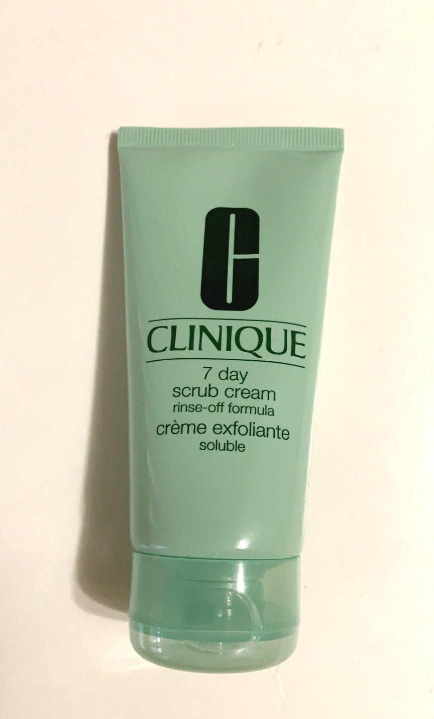 Clinique 7 day scrub cream rinse-off formula Choose size