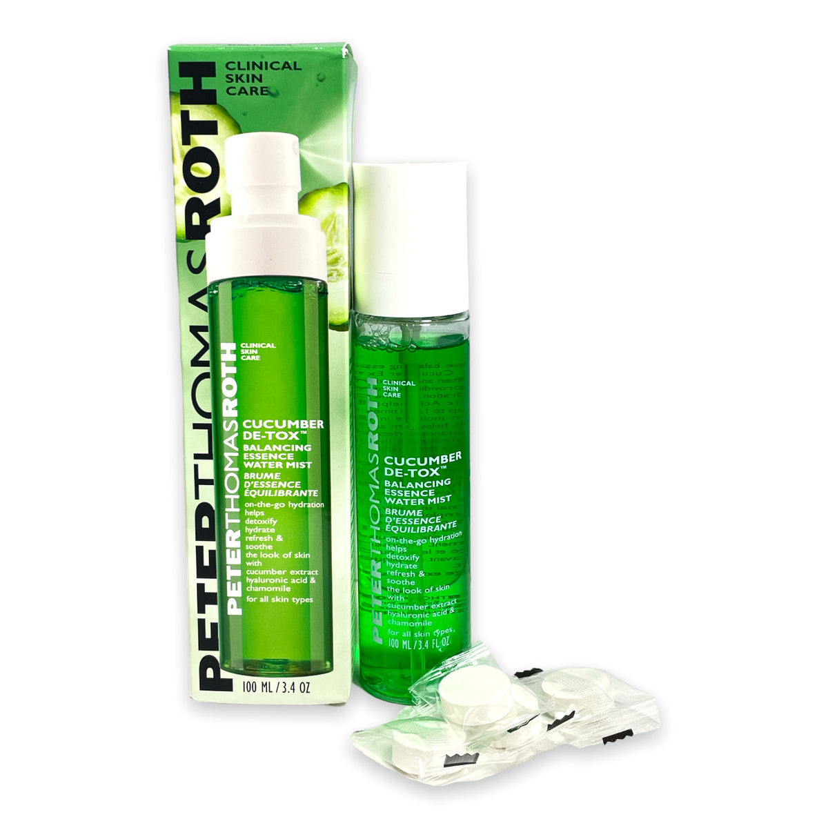 Cucumber De-Tox Balancing Essence Water Mist - 100ml Hydrating Facial Spray