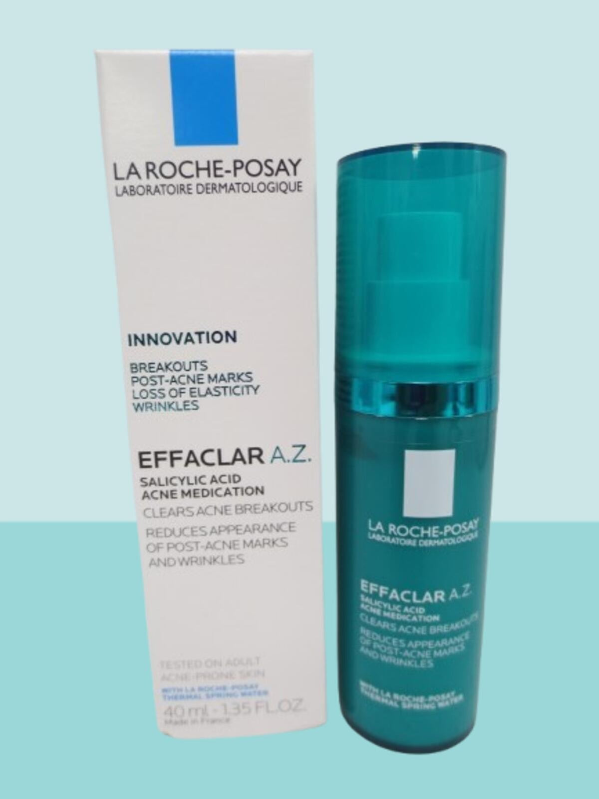 Acne Spot Treatment Gel - La Roche-Posay Effaclar A.Z. Medications, 1.35 oz, 2 Pack
