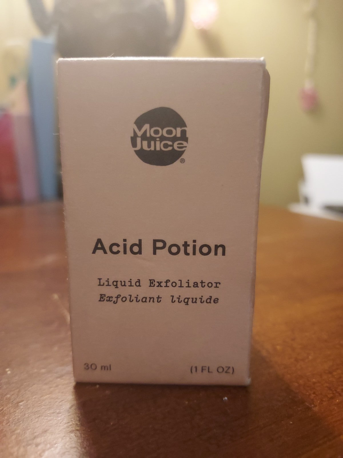 Moon Juice Acid Potion Liquid Exfoliator Quickie Facial 1 fl oz New