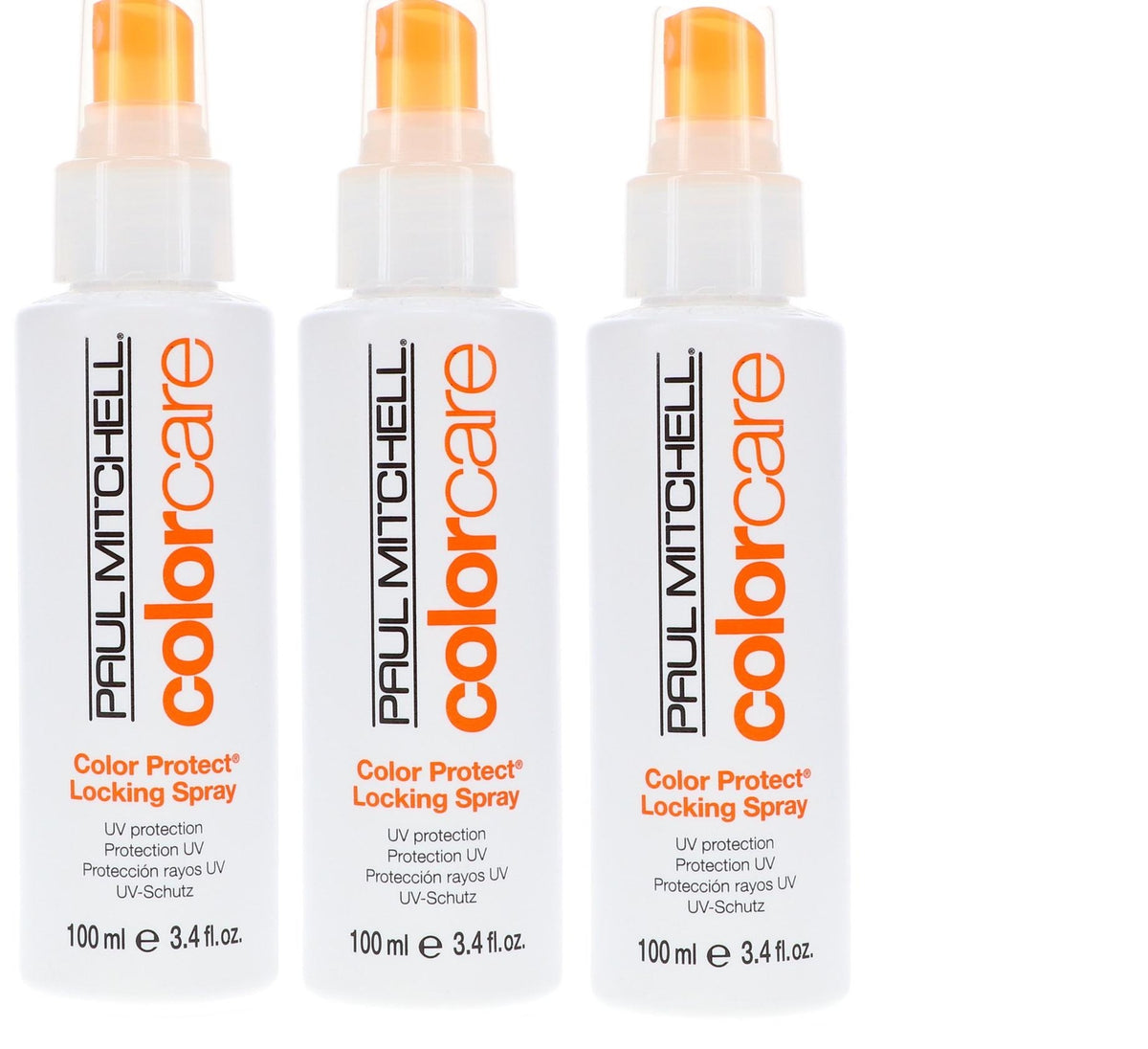 Travel Size Hair Spray for Color-Treated Hair - Locks in Shine & Protects UV Sunscreen 3 Pack