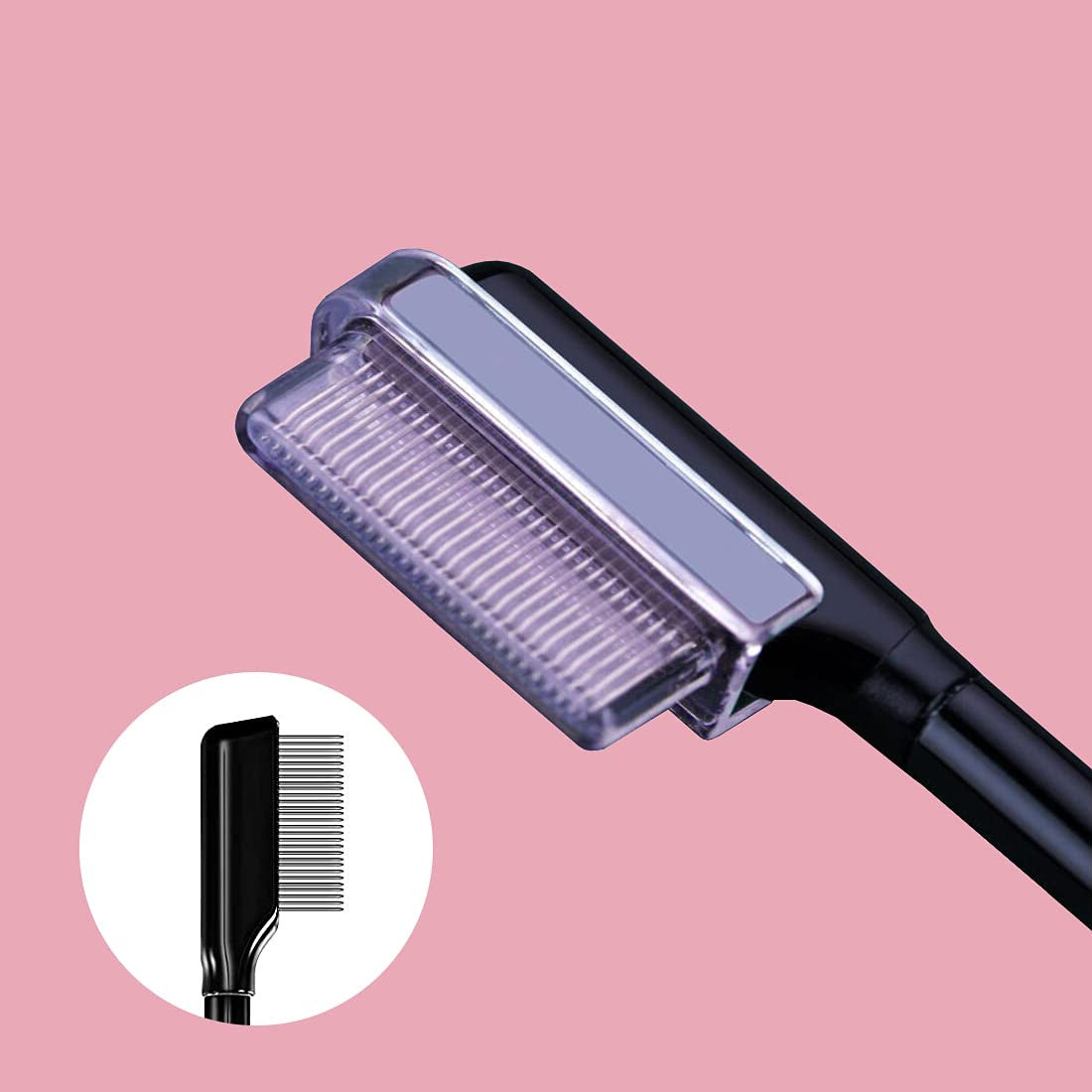 Stainless Steel Eyelash Comb Set for Perfect Lash Separation - 2 Pieces