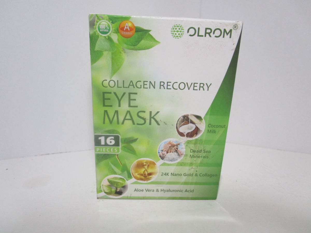 Collagen Recovery Eye Masks - 16 Pairs for Brightening & Hydration