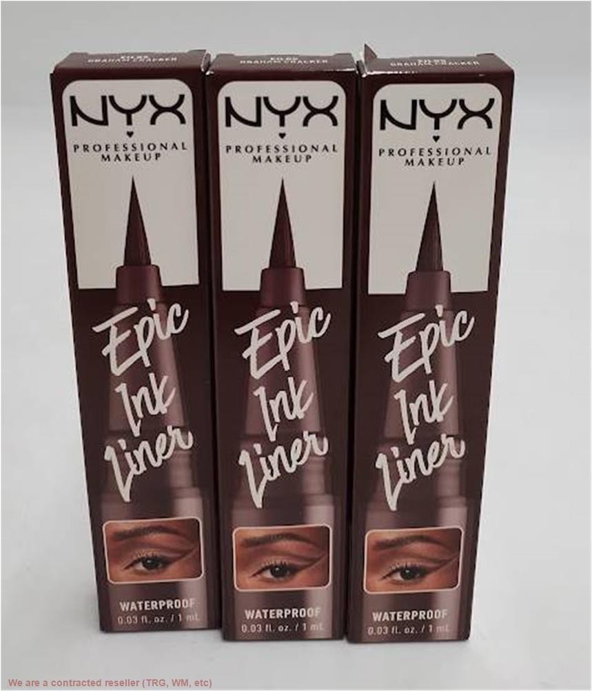 NYX Epic Ink Waterproof Liquid Eyeliner - Precise, Vegan & Cruelty-Free