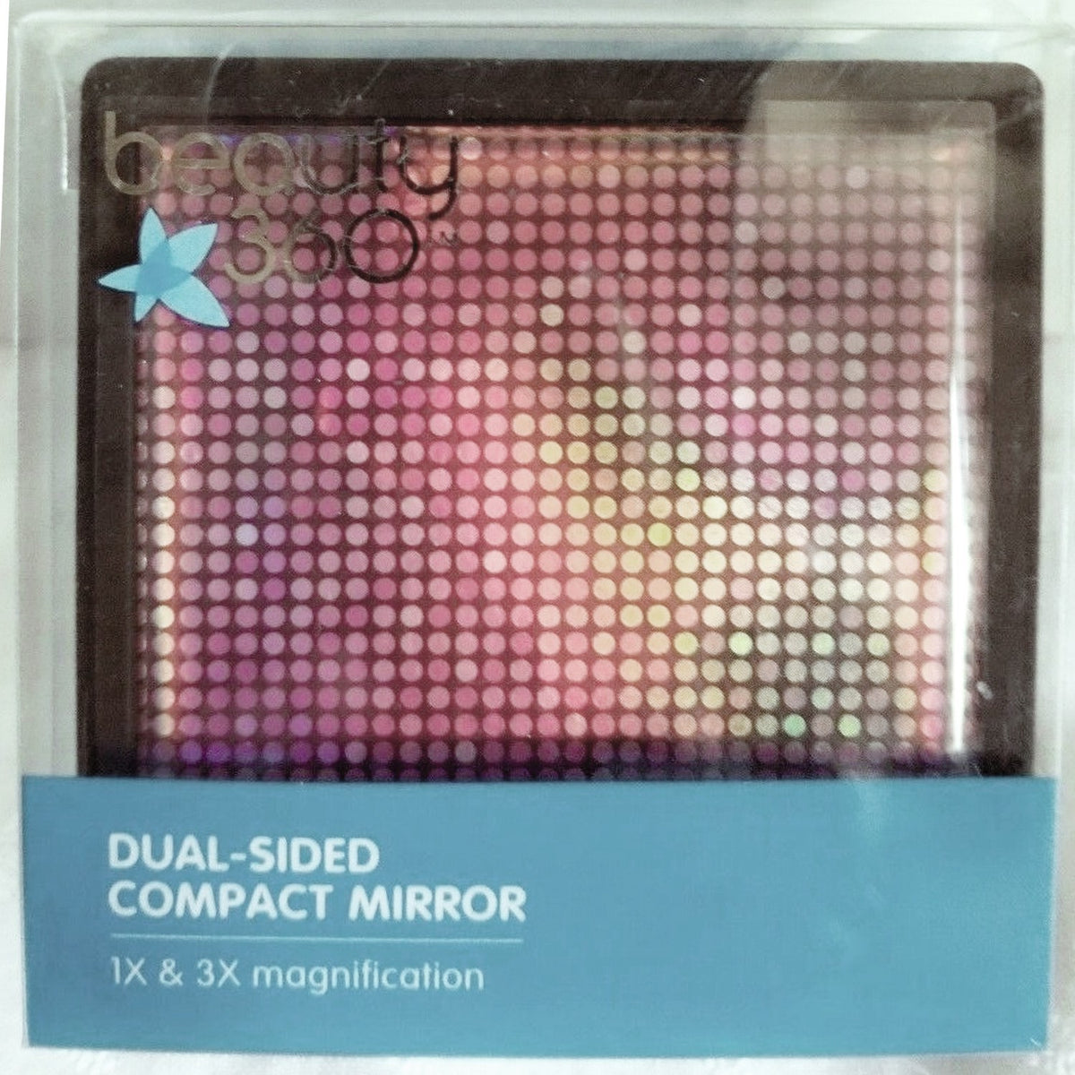 Dual Sided Compact Mirror with 1x & 3x Magnification - Bridesmaid Gift