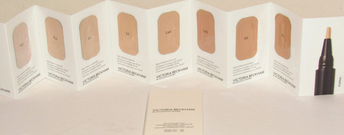Victoria Beckham Concealer Pen Sample Set - 8 Shades for Face Makeup