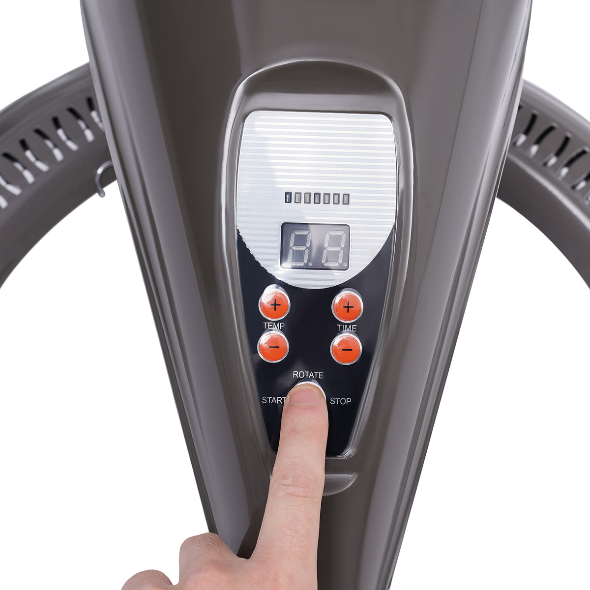 Wall Mount Hair Treatment Machine with Rotating Heating Ring 950W Adjustable